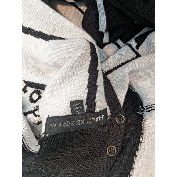 J Mujet X Designow Dress And Cardigan Crop Set I Don't Care Graphic City Print - Picture 15 of 15